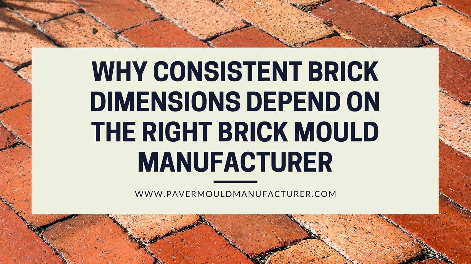 Paver Mould Manufacturer