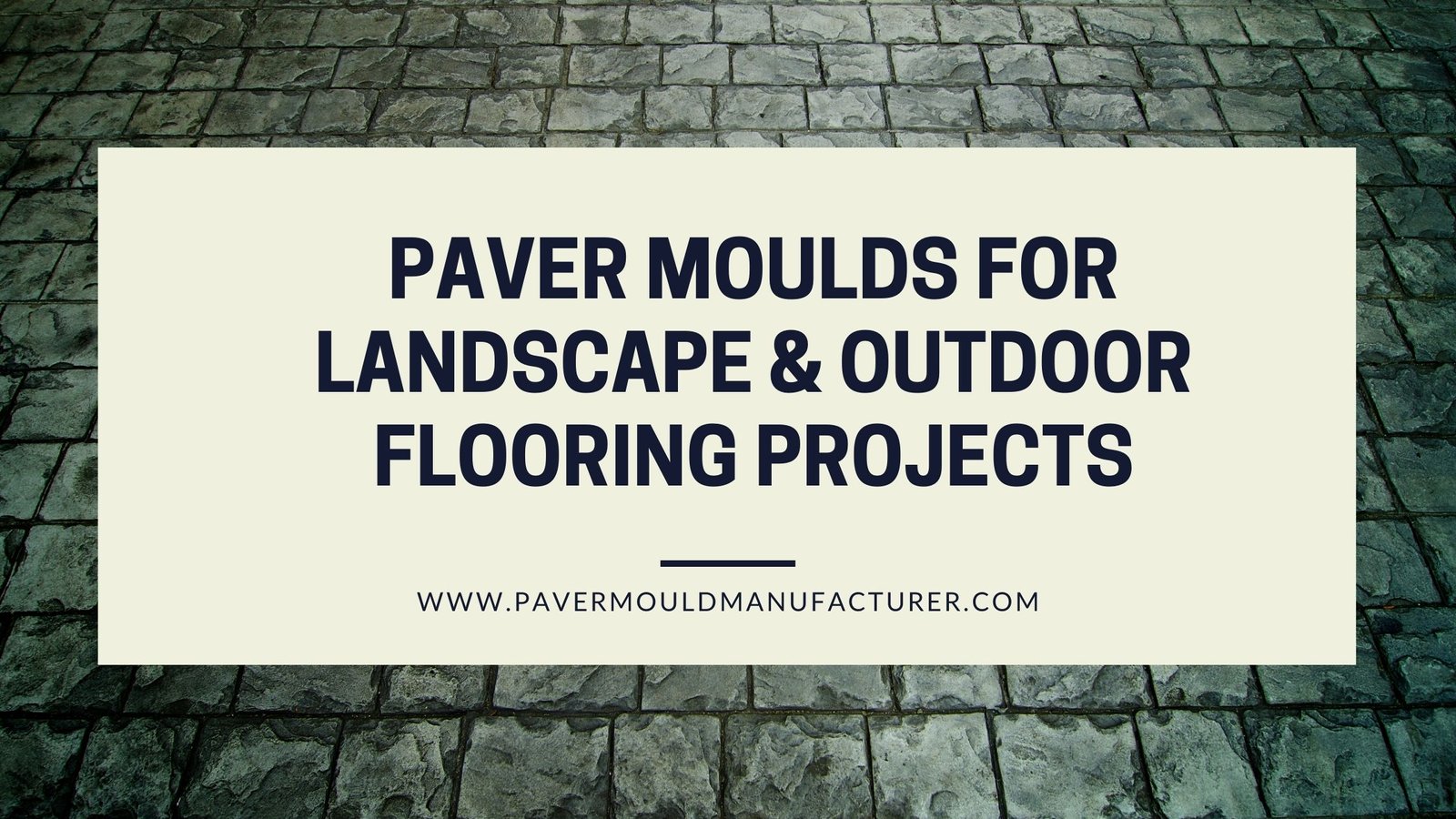 Paver Mould