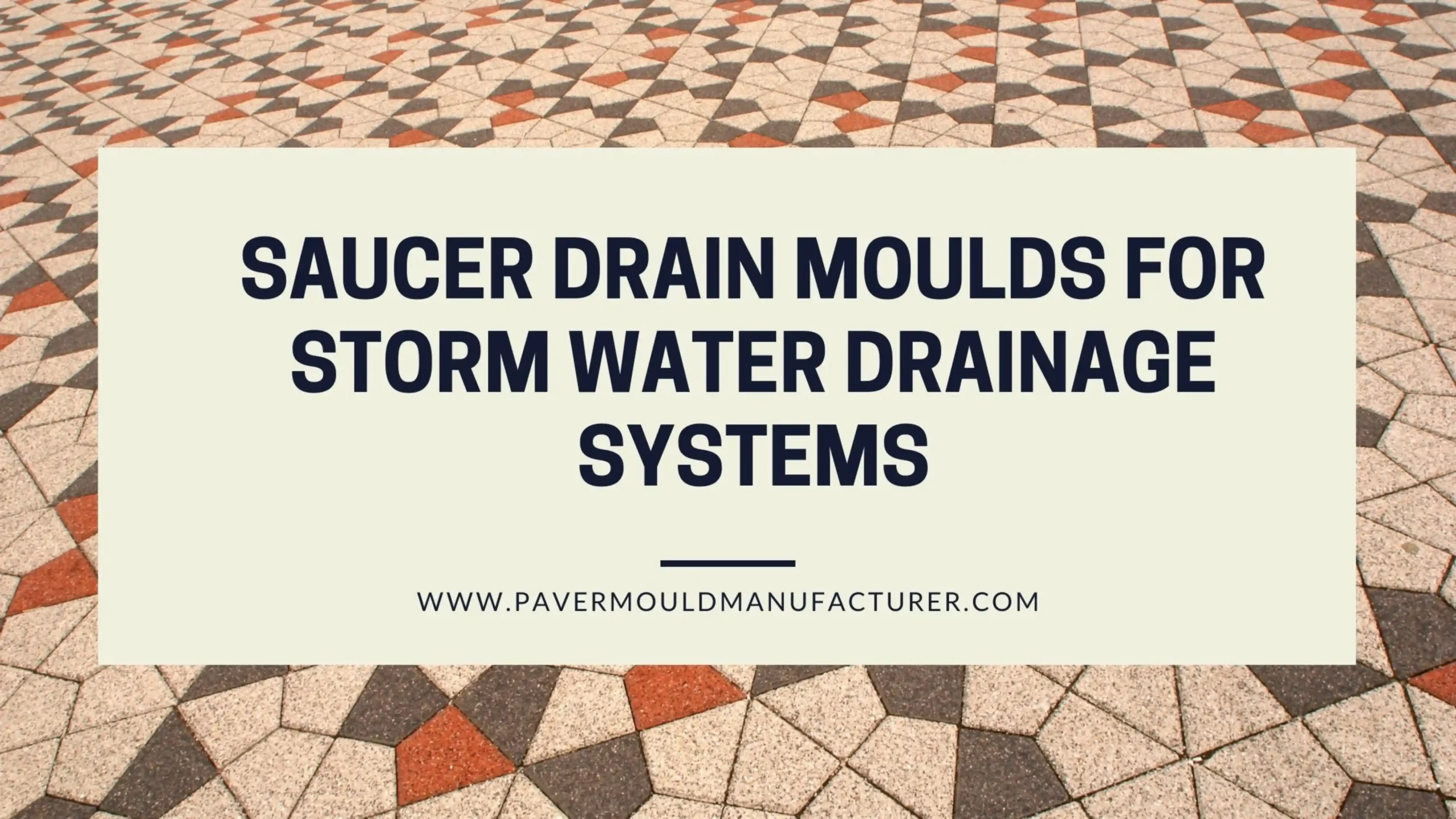 Saucer Drain Mould Manufacturer