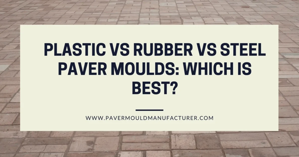 Paver Mould Manufacturer