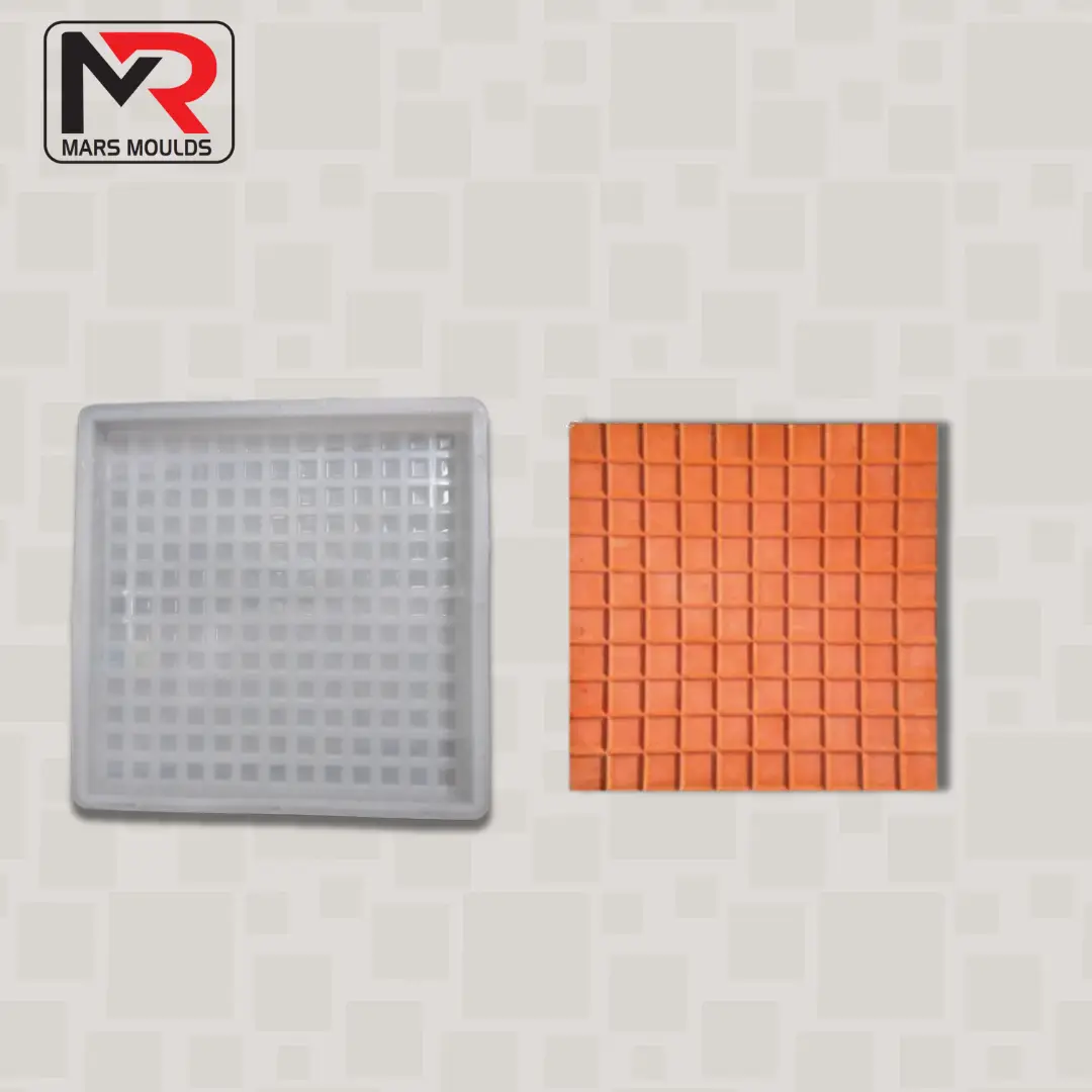 Chequered Tile Moulds 10x10x25mm